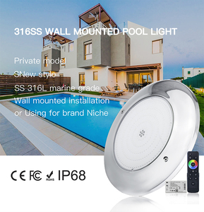 Luz LED Inteligente <span class=keywords><strong>para</strong></span> Piscina con Control WiFi 316SS, AC DC 12V RGB, Control Inalámbrico por Aplicación, Lámpara Subacuática <span class=keywords><strong>para</strong></span> Piscina - Product Image 2