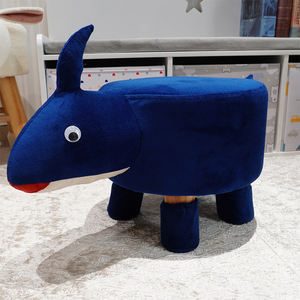 HStex Modern tasarım hayvan komik osmanlı ayak taburesi çocuklar ve çocuklar için unicorn hayvan şekli osmanlı - Product Image 1