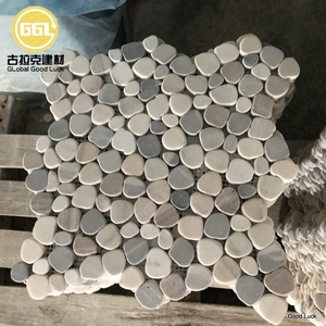 GGL pietra irregolare ciottoli mosaico piastrelle pietra naturale per la piscina all'aperto decorazione finitura levigata per ville appartamenti - Product Image 1