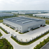 Structure en acier préfabriquée pour entrepôt industriel prêt à l'emploi