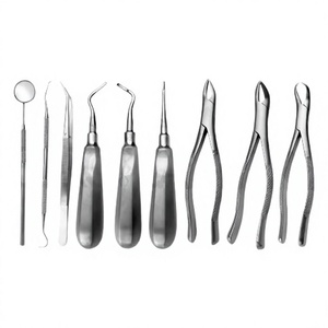Kit de 9 pièces pour extraction dentaire manuelle, en acier inoxydable allemand, 3 ensembles d'instruments d'extraction dentaire SIGAL - Product Image 1