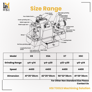 나선형 엔드 밀 재 숫돌 용 공작 기계 장비 엔드 밀 밀링 커터 CNC 숫돌 기계 - Product Image 3