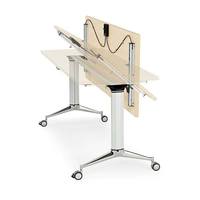 Meubles de bureau, rangement réglable, table de formation modulaire murale en bois pliable pour réunion