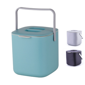 Poubelle à compost pour déchets alimentaires en plastique, prix d'usine, avec compartiment intérieur - Product Image 2