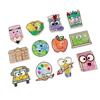 Porte-badge rotatif rétractable à motif de dessin animé pour enseignants et étudiants
