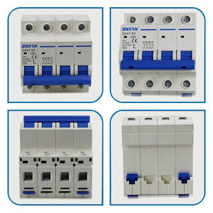 Высококачественный профессиональный автоматический выключатель с защитой от утечки DX47-63 63А 4P напрямую от производителя - Product Image 6
