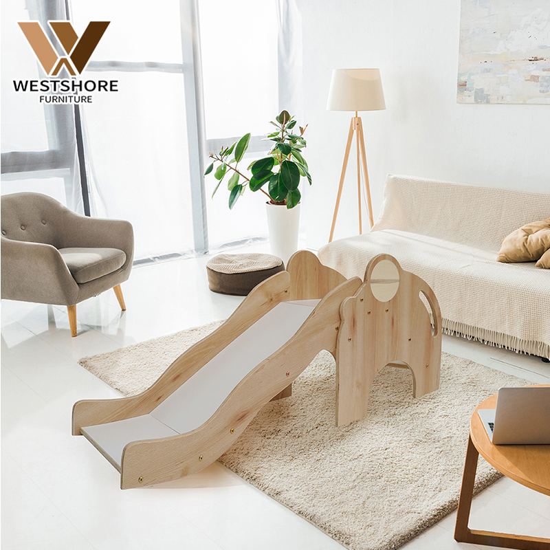 Деревянная игровая площадка с животными, деревянная игровая горка для маленьких детей и младенцев, школьная мебель Монтессори