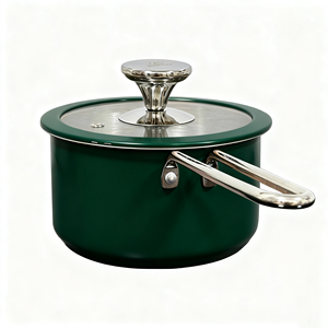 Hàn Quốc phong cách sang trọng 304 thép không gỉ <span class=keywords><strong>Cookware</strong></span> Set thân thiện với môi gốm bên ngoài nhà nấu ăn súp nồi với không có lớp phủ - Product Image 2