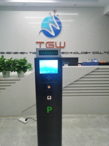 TGW ホットRFIDセキュリティゲートチケット＆チケットレスディスペンサースマートカード駐車場システム料金ゲートシステムRFIDカードリーディングコラム - Product Image 5