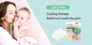 CSI bantalan <span class=keywords><strong>Gel</strong></span> dingin payudara Hidrogel perawatan sekali pakai untuk terapi penghilang nyeri bantalan pendingin payudara Mammy baru - Product Image 6