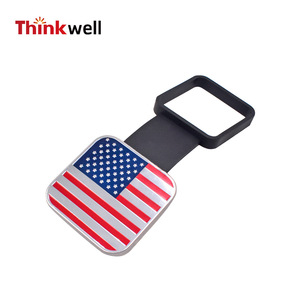 Thinkwell Trailer Hitch <b>Plug</b> Cover With Ring Black Square Tube Cap For <b>Replace</b> Repair - Product Image 4