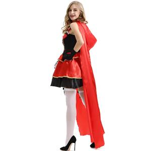 Costume de cosplay HP M-2XL, uniforme d'Halloween, robe de la Petite Rouge à Capuche pour femmes, anime - Product Image 3