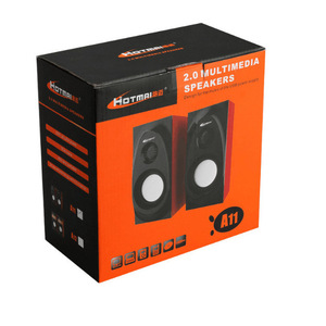 ลำโพงตั้งโต๊ะไม้ Hotmal A11 ระบบเสียงคอมพิวเตอร์ 2.0 แชนแนล ใช้พลังงานจาก USB - Product Image 4
