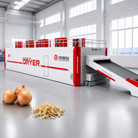 Ligne de production de déshydratation d'oignons frais OEM/ODM Shouchuang, machine de séchage automatique à bande transporteuse continue