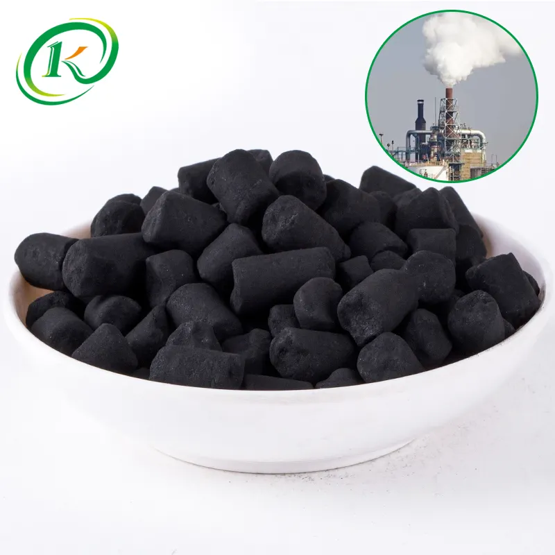 KELIN Factory Coconut Shell Pellet Solvent Recovery Activated Carbon In Tape Factory