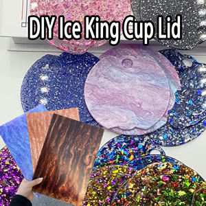 Láminas de Plástico Acrílico Bridgevia MH-07 Hechas en EE. UU., 3 mm, 1/8 de Pulgada, para Joyería y Manualidades, Patrón de Galaxia Estrellada, Perla Especial, Marmoleado - Product Image 6