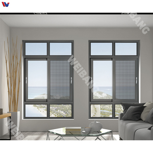 Porte intérieure moderne en alliage d'aluminium anti-rayures avec verre trempé pour couloir de bureau à fort trafic, chambre et villa - Product Image 6