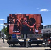 Remorque d'affichage LED mobile couleur P5 P6 en stock, étanche pour extérieur, pour écran LED publicitaire