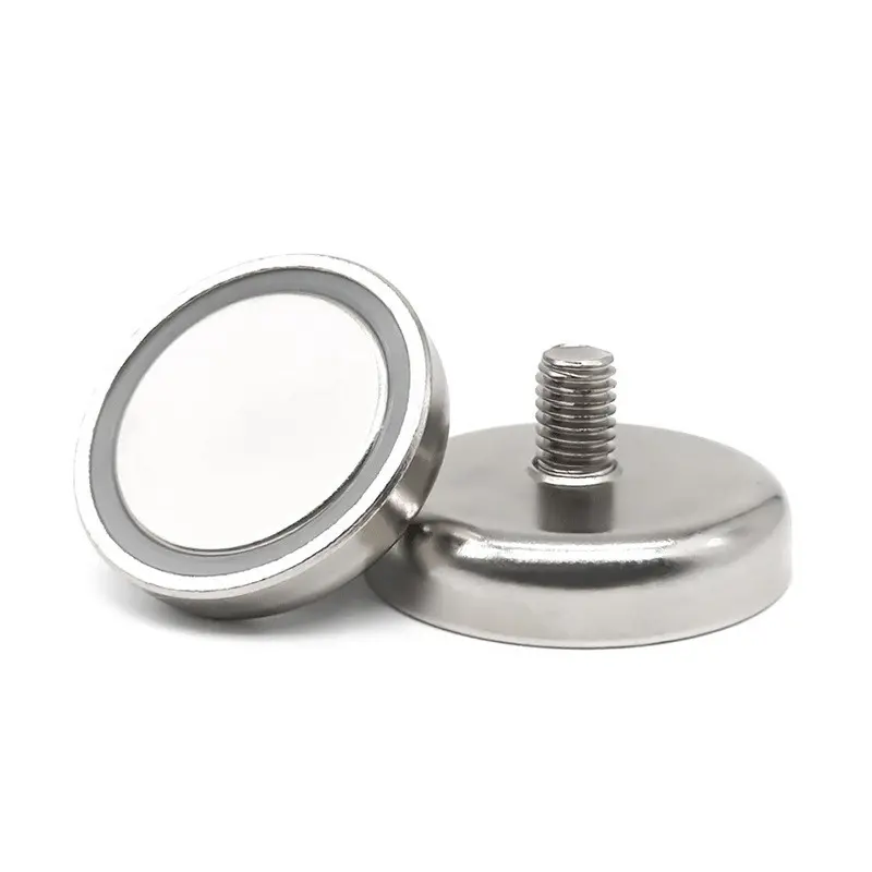 Sterke Draad-Mannelijke Montage Magneten Externe Schroefdraad Stud Cup Pot Neodymium Magneet