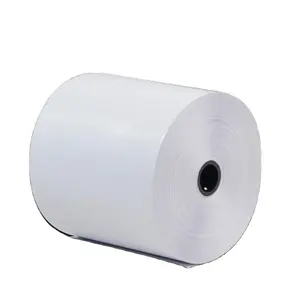 Uso diffuso carta autoadesiva bianco Glassine 58g adesivo carta termica Jumbo rotolo