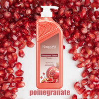 Solusi Rambut Tipis - Sampo Naspura Pomegranate, Menaikkan Akar Secara Alami & Menambah Volume & Memperbaiki Rambut