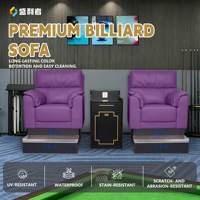 Fauteuil de billard en cuir PU pour salle de billard et club de billard en Chine