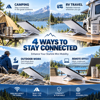 Support de batterie portable 2-en-1 27500mAh 99Wh avec sortie CC et charge rapide USB-C pour Starlink Mini, camping en extérieur et VR