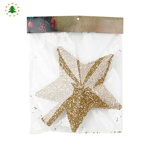 Jintai fábrica al por mayor de encargo de la feliz <span class=keywords><strong>Navidad</strong></span> decoración del árbol de <span class=keywords><strong>Navidad</strong></span> de estrella topper - Product Image 1