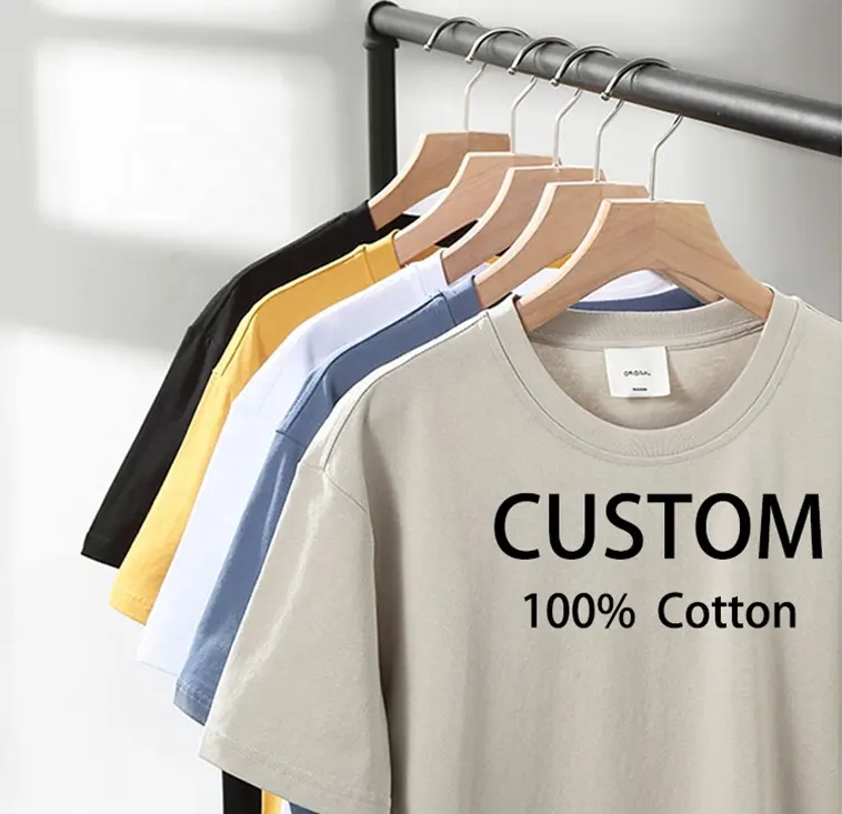 Hot High Quality Sale 210 Gsm T-Shirt Pour Les Hommes Printing Custom 100 Cotton Men Blank T Shirt t shirts pour hommes