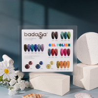 Badaga 24 Couleurs Gel Magnétique Effet Œil de Chat Cristal Diamant Sans HEMA UV LED Soak Off Vente en Gros pour Salons Marque Privée