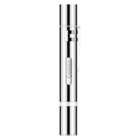 Jouet laser pour chat en acier inoxydable écologique rechargeable par USB, stylo de stimulation multifonction, pointeur laser interactif LED pour l'exercice
