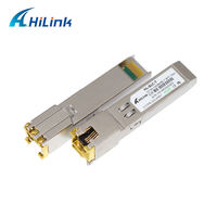 Module émetteur-récepteur optique SFP 10/100/1000 BASE-T, routeur, commutateur, port électrique GLC-T, cuivre RJ45 100M HiLink