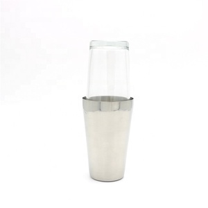 Classic Mixologist 20oz&16oz Martini Gin Cocktail Bartender Mixing Glass Boston Shaker Mixer Tin Set