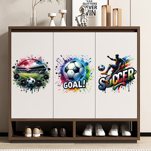 Autocollants Muraux de Football en Gros, Ensemble de Décorations Murales Thème Football, Autocollant de Fenêtre Coloré <span class=keywords><strong>BUT</strong></span> pour <span class=keywords><strong>Chambre</strong></span> d'Enfant, Décoration Journée de Match - Product Image 4
