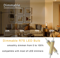 Ampoule LED SMD R7S 118MM SKY Factory 220V 15W à double extrémité pour éclairage de garage, projecteur et lampes sur pied AC