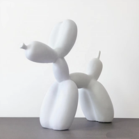 Nouveau matériau vinyle 17/25cm Ballondog pour la peinture DIY Fluid Bear, comme décoration d'intérieur ou cadeau, pour la peinture par transfert, Bubble Dog