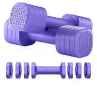 Haltères Kettlebell réglables pour femmes Équipement de fitness à domicile pour l'exercice d'entraînement musculaire des bras