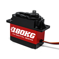 CYS BLS1800 HV 12-24V Servomoteur Brushless à Engrenages en Acier 180kg.cm Anti-Vibration pour Grandes Véhicules RC, Yachts et Pièces de Mise à Niveau pour Hobbies
