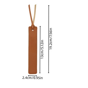 Custom Logo Multi-Color PU <strong>Leather</strong> <strong>Bookmarks</strong> Sewn Book Clip Reading Pager Notebook Planner Custom Logo Promotional <strong>Bookmarks</strong> - Product Image 3