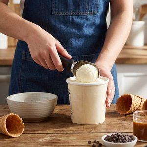 Ice Cream Scoop Stainless Steel TPR Handle Manual For Ice Cream Fruit Melon Serving Tool - Product Image 3