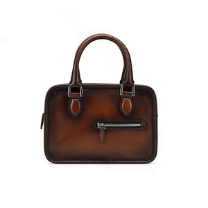 Bolso de Hombro/Bolso de Mano de Cuero Retro Zenos para Hombre, Estilo Ejecutivo, Moderno, Compacto, para Viajes y Desplazamientos - Product Image 1