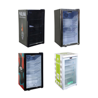 Réfrigérateur de présentation de boissons électrique Meisda 98L avec porte vitrée pour supermarché - Offre Spéciale