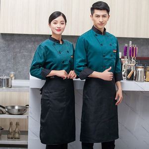 ชุดยูนิฟอร์มทำงานแบบคลุมทั้งตัว ป้องกันความร้อน ขายส่ง ชุดทำงานในครัว ปากีสถาน ชุดยูนิฟอร์มเชฟสำหรับร้านอาหาร สำหรับผู้หญิง - Product Image 4