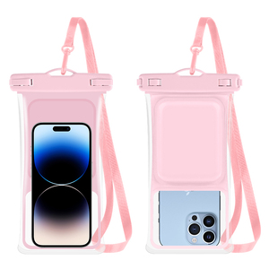 ZONESPORT Modèle Privé IPX8 Étui Étanche Flottant pour Téléphone avec Sangle et Fenêtre Transparente pour Téléphones Mobiles - Product Image 1