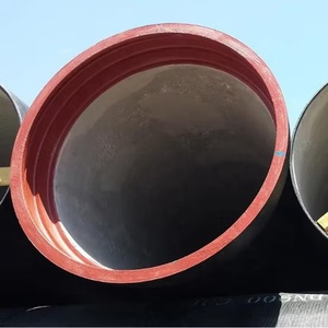 Tubería de Hierro Dúctil Negra Clase K9, ISO2531, Tuberías de Hierro Dúctil con Superficie Negra - Product Image 1