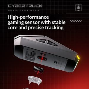 Souris sans fil Cyber pour souris de jeu filaire trois modes, capteur 12800 DPI, 6 boutons, fonction macro, pour le bureau et la créativité, pour <span class=keywords><strong>INPHIC</strong></span> - Product Image 4