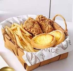 Papier d'emballage pour en-cas, hamburgers, jetable, avec revêtement d'impression, résistant à l'huile, papier de cuisson, papier alimentaire - Product Image 3