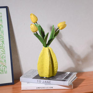 Jarrón <span class=keywords><strong>de</strong></span> Cerámica, Modelo <span class=keywords><strong>de</strong></span> Arreglo Floral <span class=keywords><strong>de</strong></span> Alto Nivel, Accesorios para el Hogar, Adornos con Forma <span class=keywords><strong>de</strong></span> Fruta, <span class=keywords><strong>Carambola</strong></span>, Mesa <span class=keywords><strong>de</strong></span> Comedor Moderna - Product Image 2