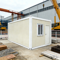 Maison préfabriquée en acier de luxe, conteneur de 20 pieds, bureau portable et cabine d'hébergement avec protection environnementale, certifiée CE