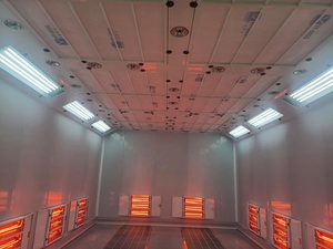 Điện CE được phê duyệt tự động cơ thể phun/Hồng ngoại sơn gian hàng lò sơn gian hàng - Product Image 3